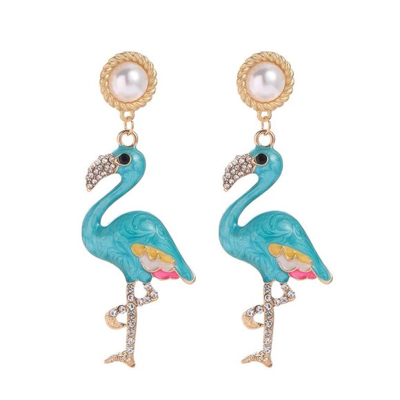 flamingo Earrings - Picture 1 of 2